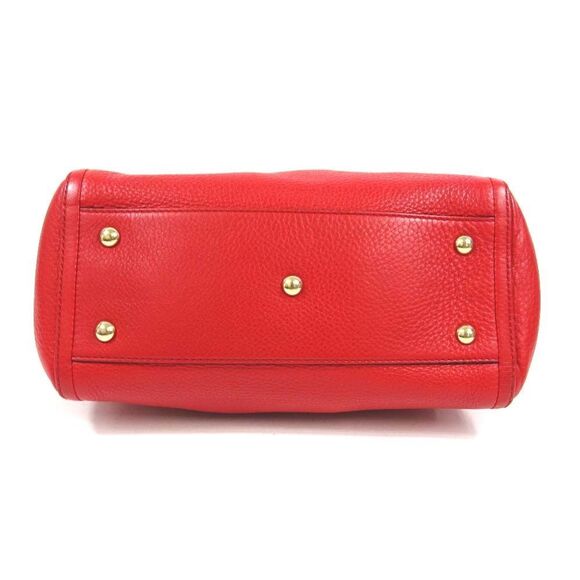 Gucci 2way Soho Handbag Red Gold Hardware - Picture 3 of 11